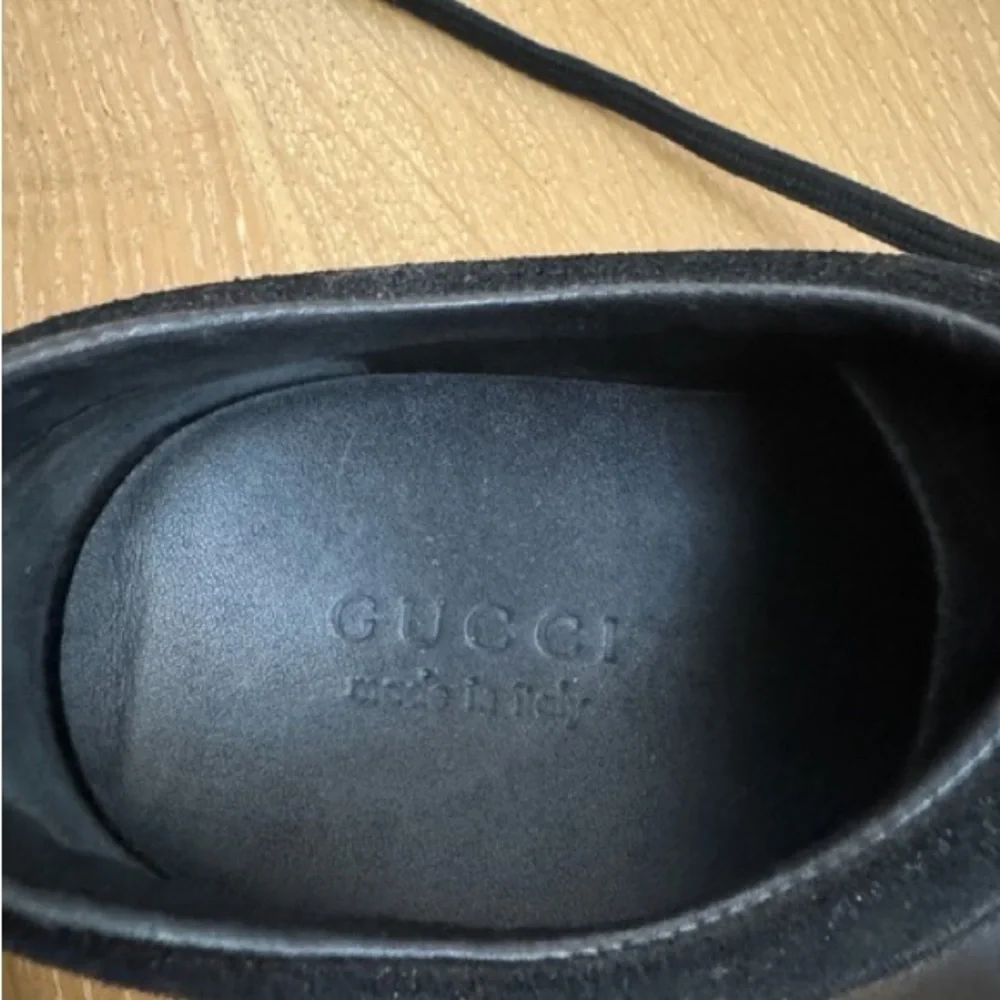 Gucci Men's Black Leather Oxfords